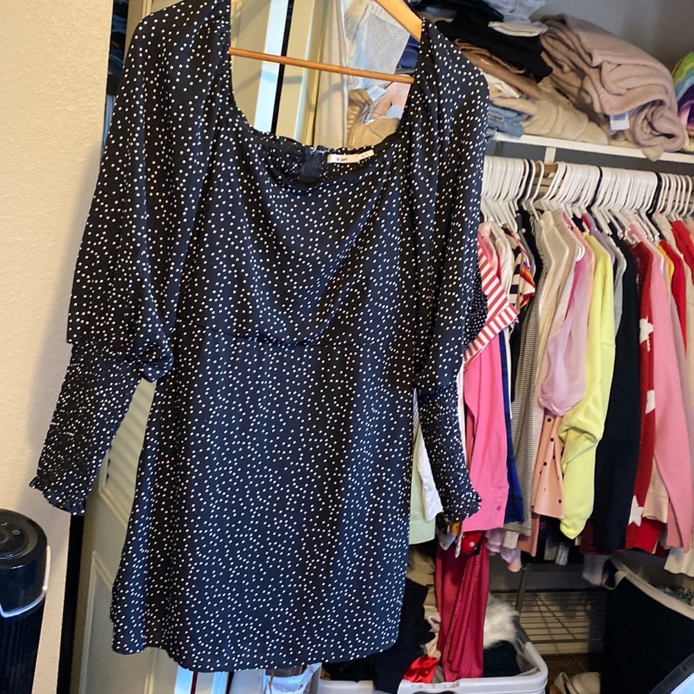 Cute spring polka dot dress